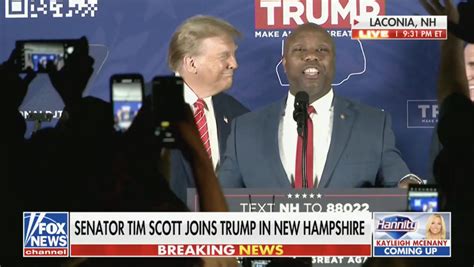 Example of Engagement on Tim Scott's Tweet